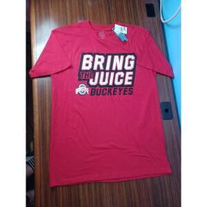 Ohio State Buckeyes "Bring The Juice" Red Tshirt Size Large nwt
